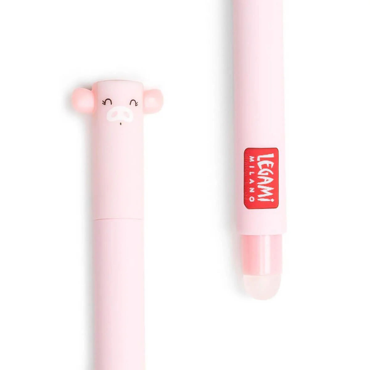 Erasable Gel Pen Piggy, Rosa