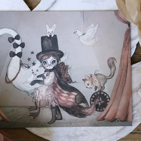 Poster, Miss Lucy, 24X18 cm - Mrs Mighetto