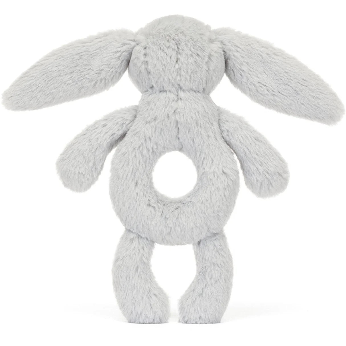 Bashful Silver Bunny Ring Rattle