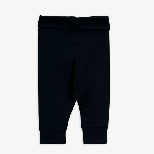 Basic Leggings Nyfödd, Svart - Mini Rodini