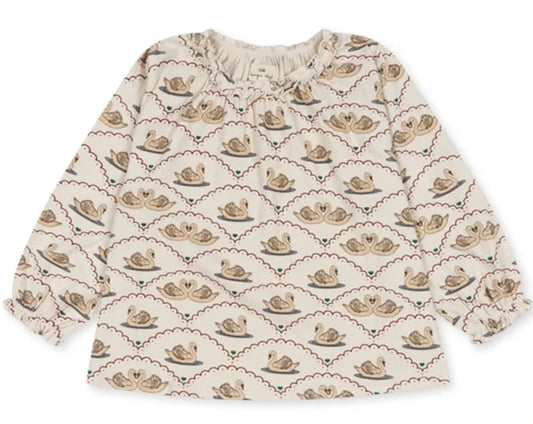 Chleo Blouse Gots, Swan