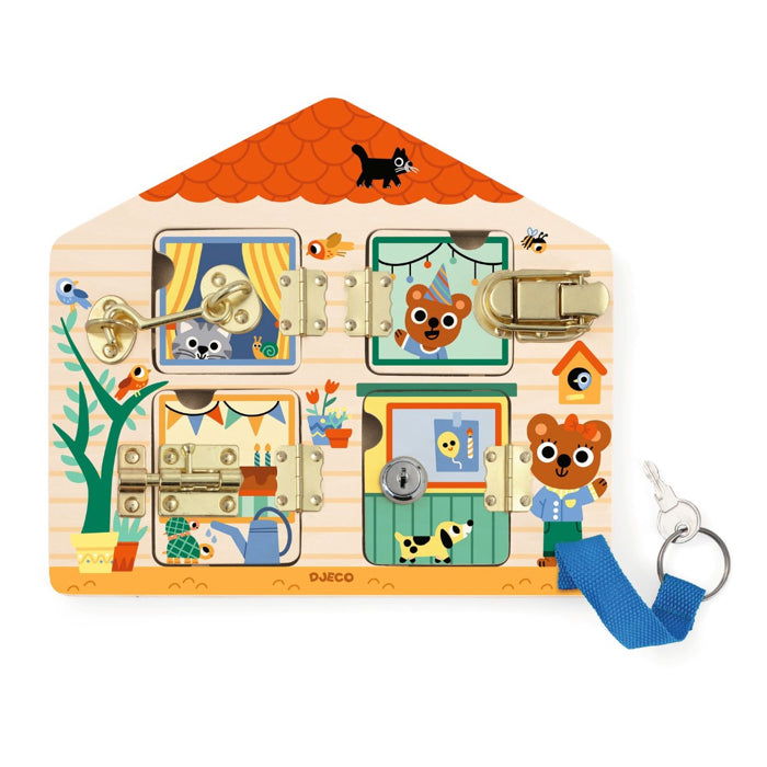 Cabanalock, Aktivitetslåda med Lås - Djeco