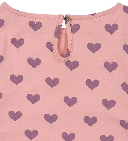 Drey Slit Blus GOTS, Hortensia Coeur - Konges Sløjd