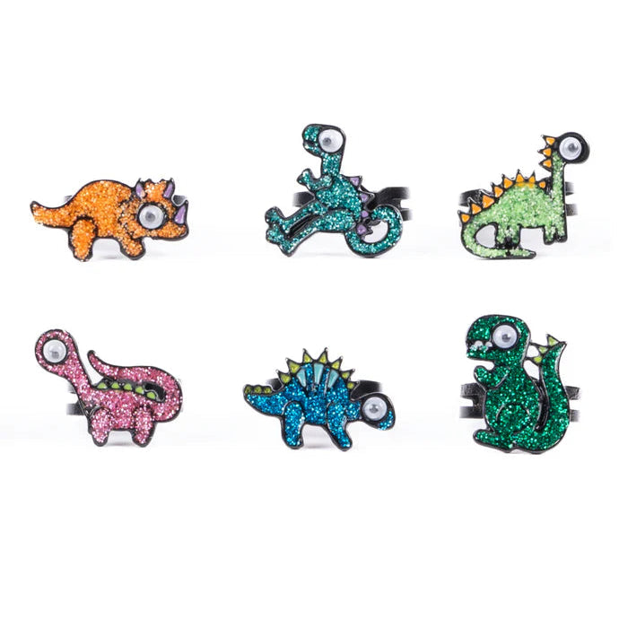 Snurringar, Dinosaur Spinner Fidget Rings - Great Pretenders