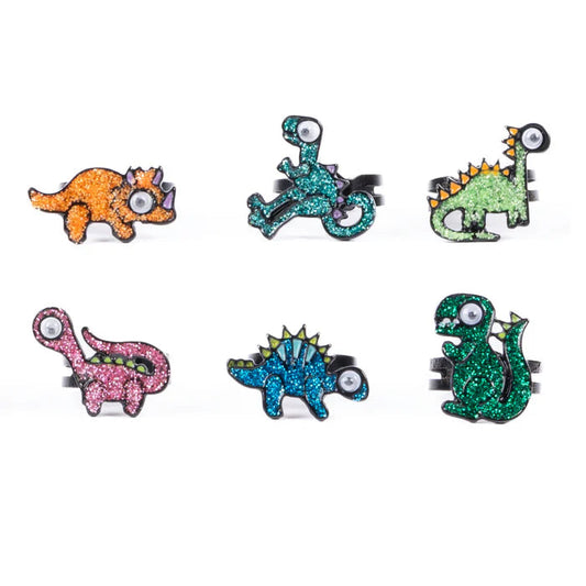 Snurringar, Dinosaur Spinner Fidget Rings - Great Pretenders