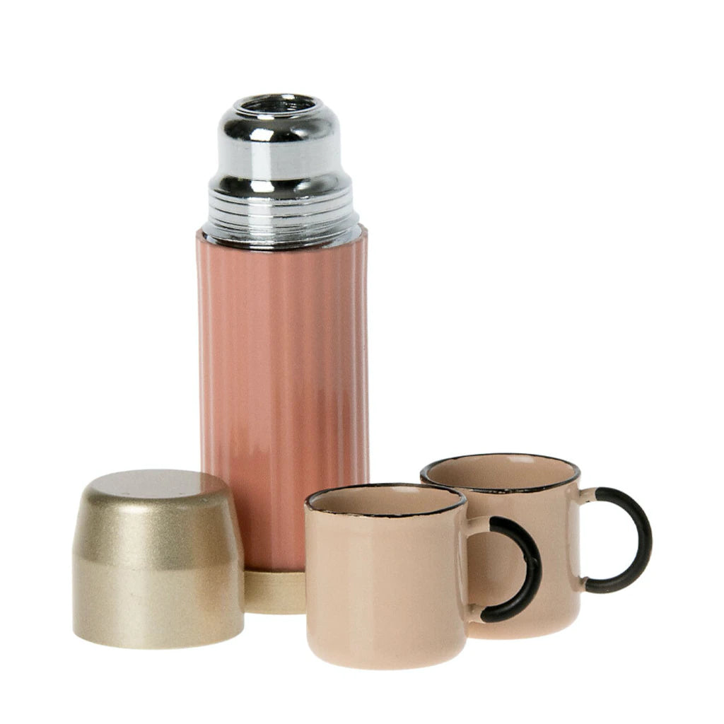 Thermos and Cups, Soft Coral