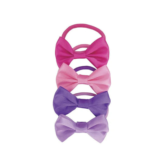 Bow Tied and True Ponytail Holder Set (4-pack)