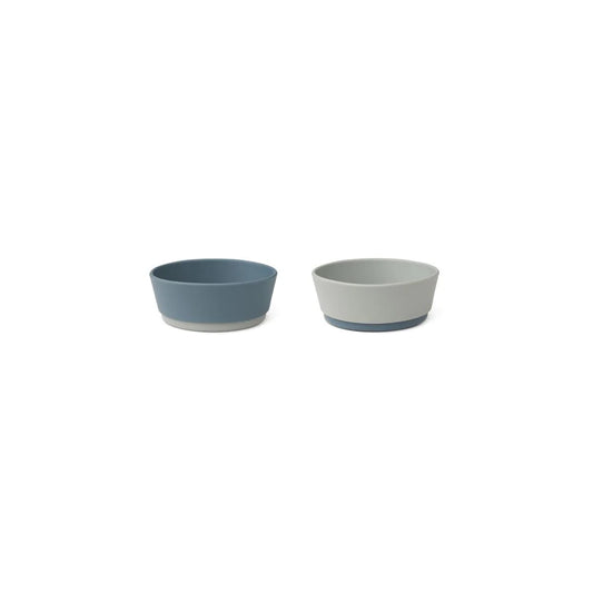 Clarke Bowl 2 Pack, Blue Mix