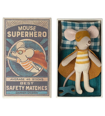 Superhero Mouse in Matchbox