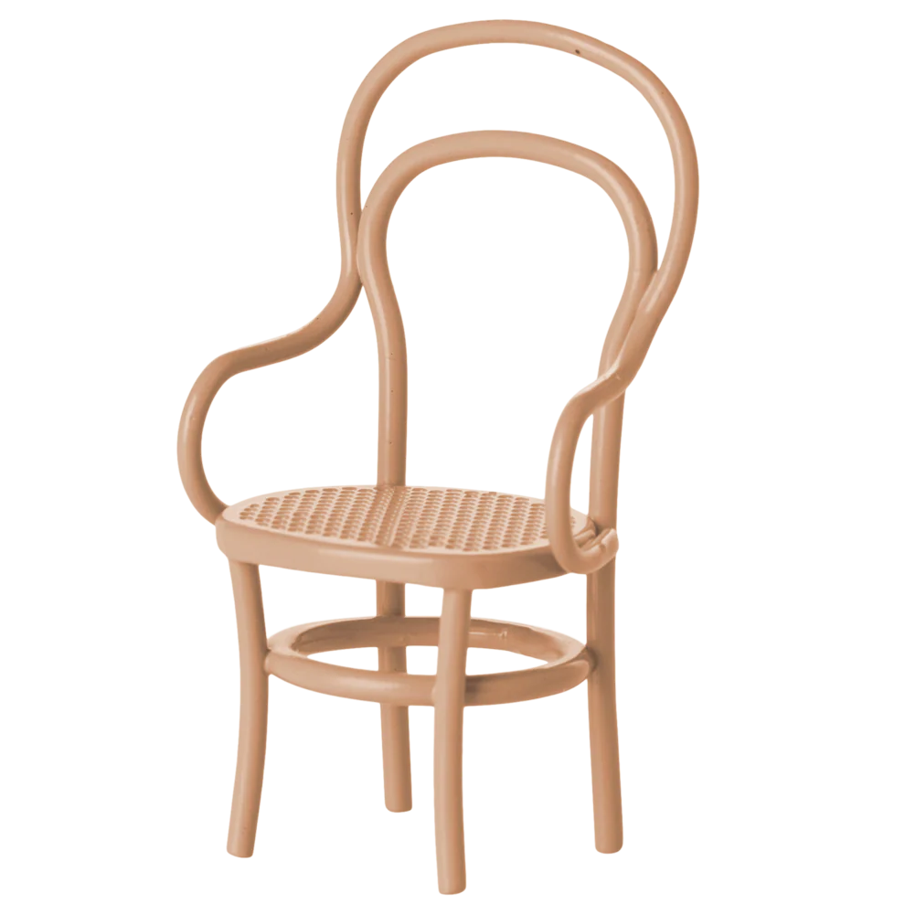 Vintage stol, miniatyr, dark powder -  Maileg