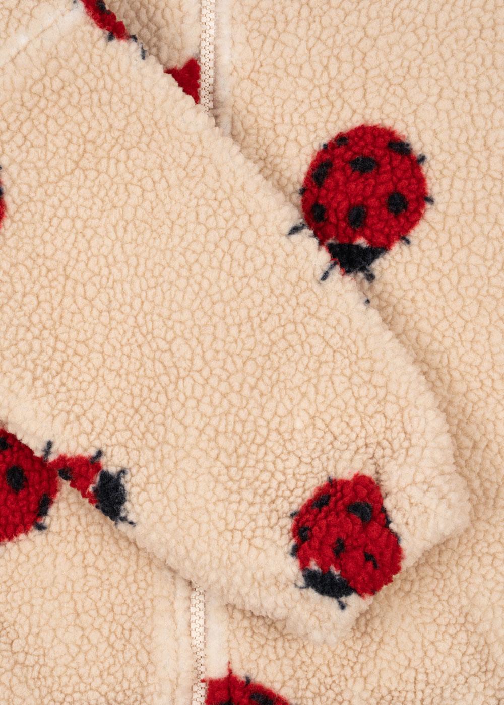 Jody Teddy Jacket Grs, Ladybug Sand