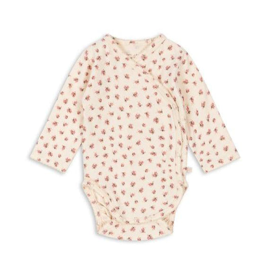 Basic LS Newborn Wrap Body GOTS, Bloomie