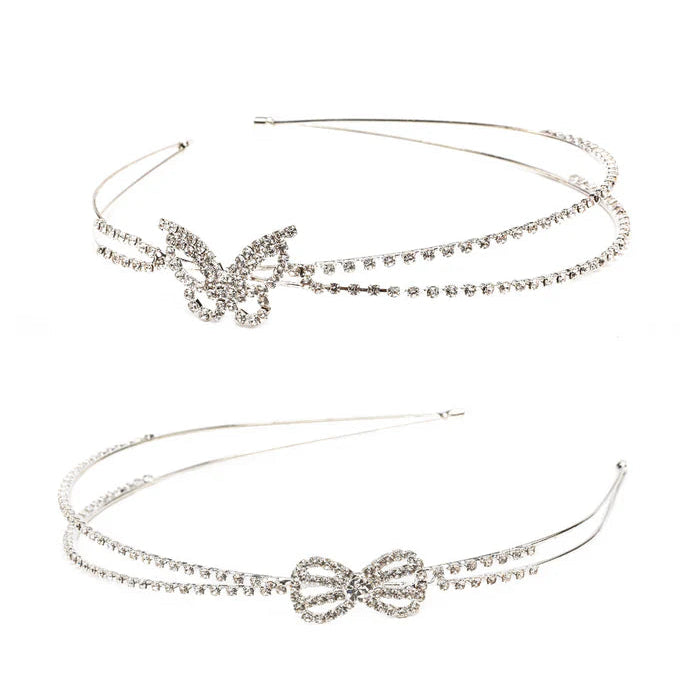Boutique Butterfly Bow Diadem - Great Pretenders