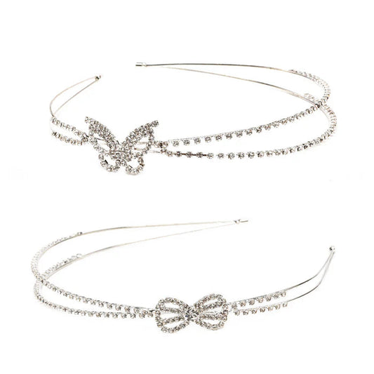 Boutique Butterfly Bow Diadem - Great Pretenders