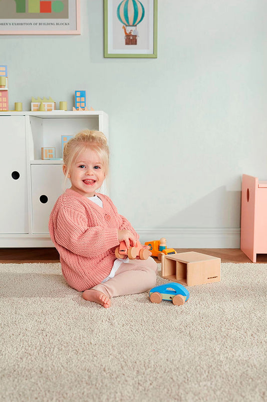 Bilar 2-pack med Garage Aiden - Kids Concept