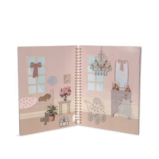 My Stickers Book, Flyttbara Klistermärken - Konges Slöjd