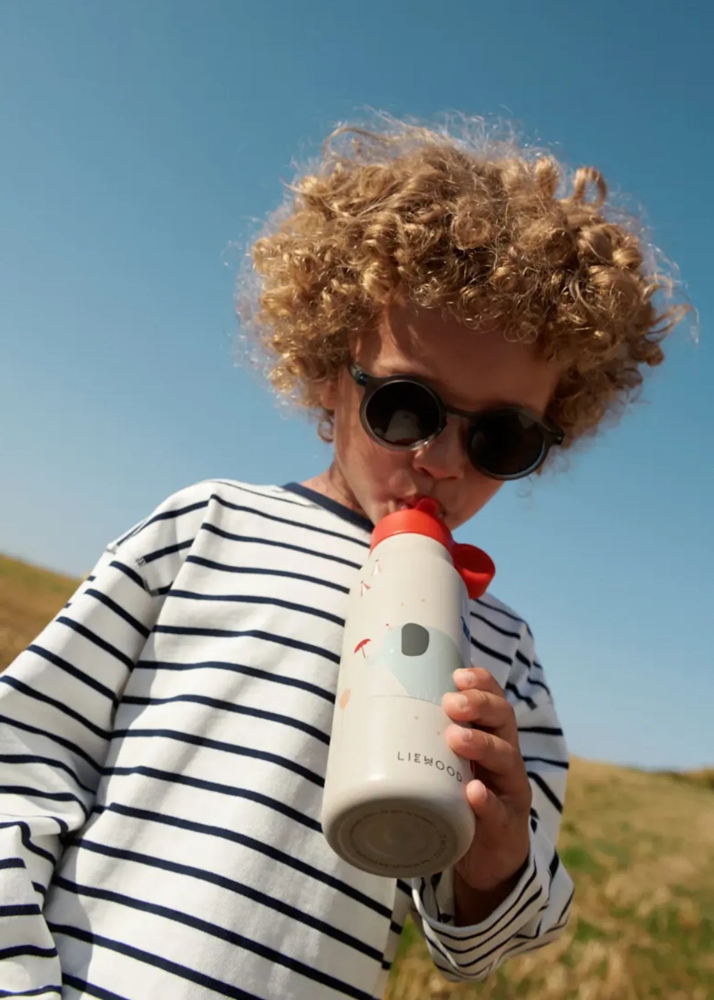 Vattenflaska 350 ml, Falk, Circus/Sandy - Liewood