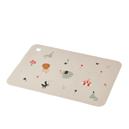 Jude Printed Placemat, Circus/Sandy