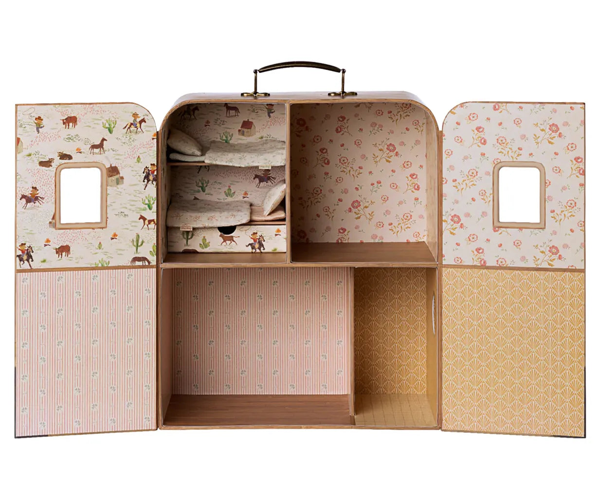 SuitCasa, Bärbart hus Lillasyster och Lillebror - Maileg