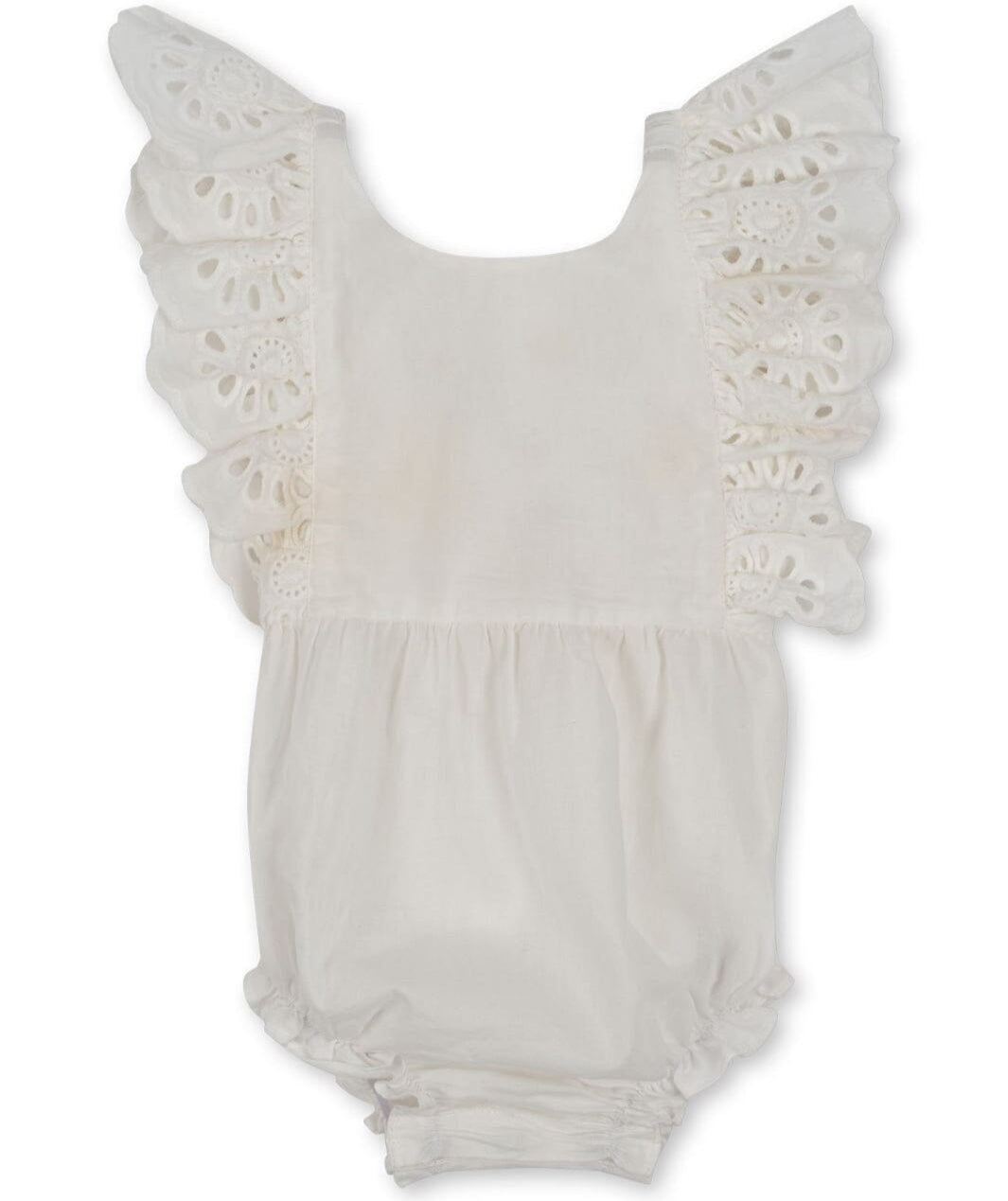 Posey Romper/Sparkdräkt, Optic White - Konges Sløjd