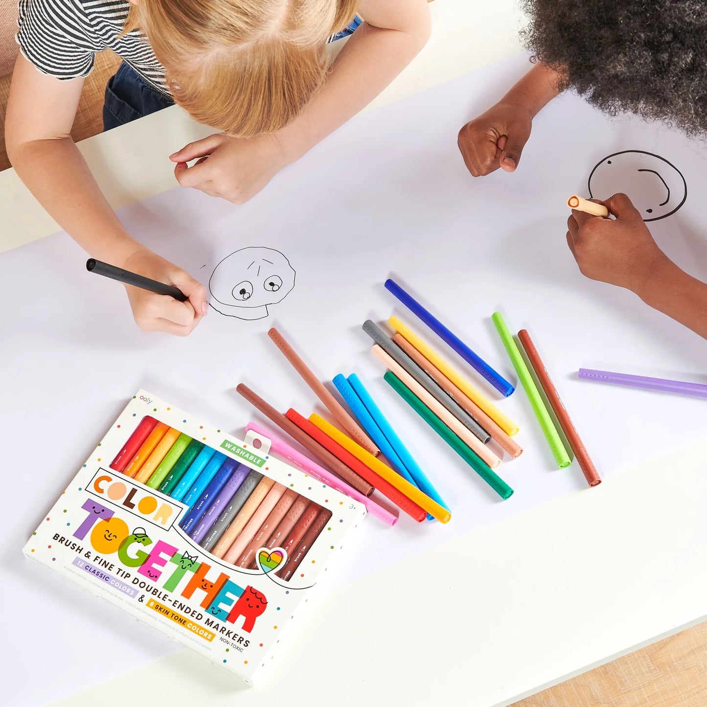 Dubbelsidiga Tuschpennor, 18-pack - Ooly