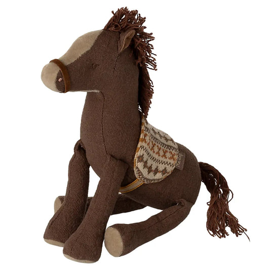Mjukisdjur, Brun Ponny, Liten 10 x 17 cm - Maileg