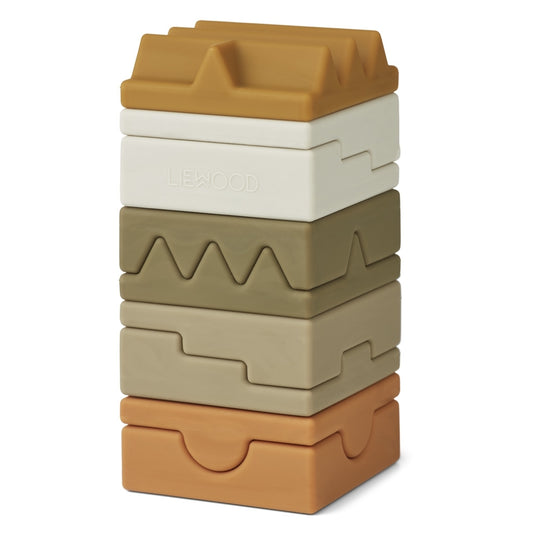 Stapeltorn Morgan, Khaki Multi Mix