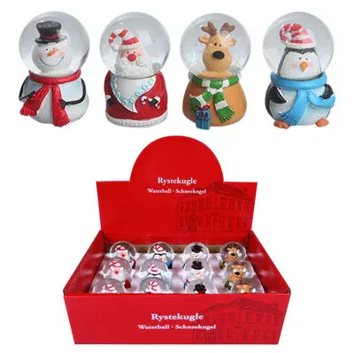 Små Snöglobar, Olika Figurer, H 7cm - Popretail