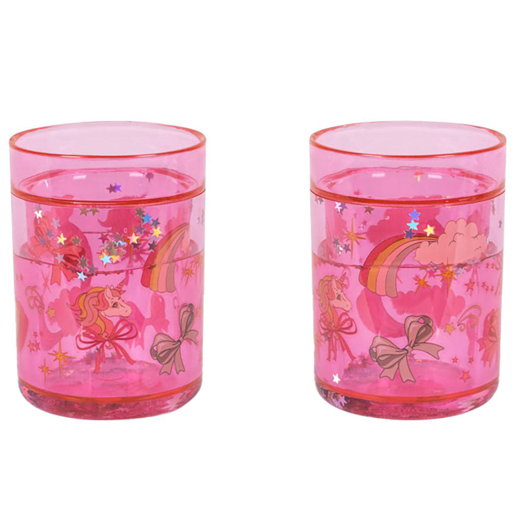 Glittermuggar 2-Pack, Rainbow Bow - Konges Sløjd