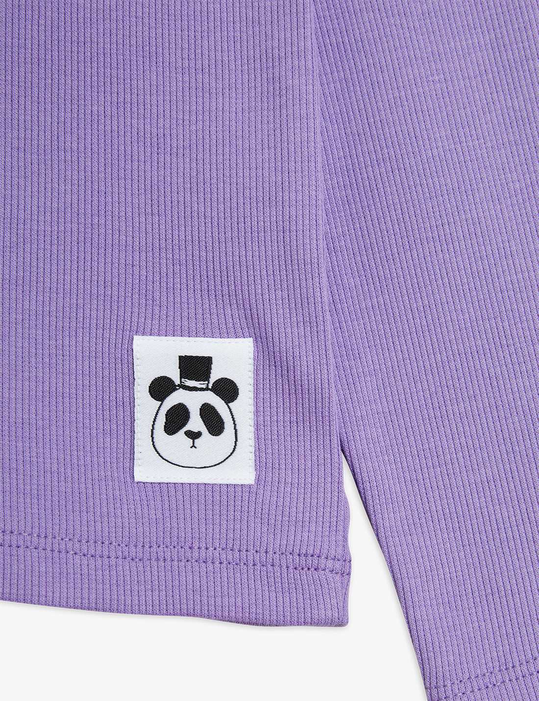 Solid Rib LS Tee, Purple