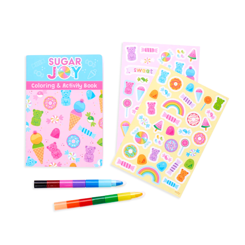 Mini Traveler Coloring & Activity Kit, Sugar Joy