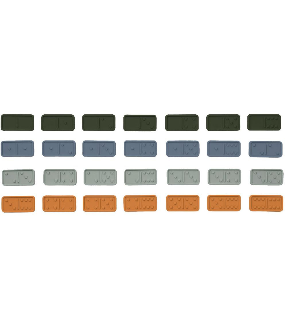 Dodo Domino Set, Blue Multi Mix - Liewood