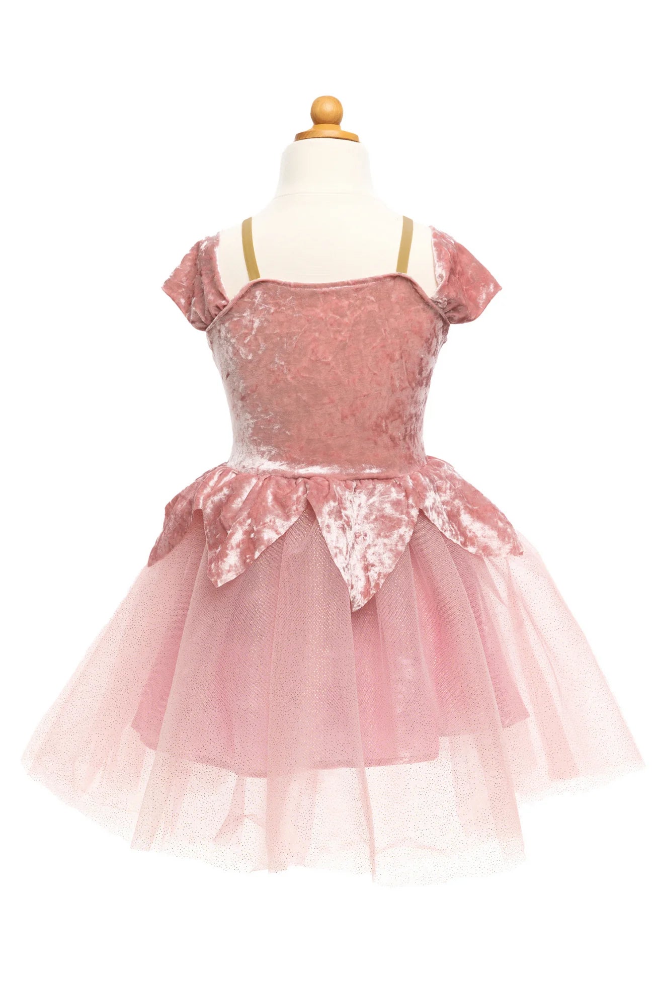 Holiday Ballerina Dress, Dusty Rose