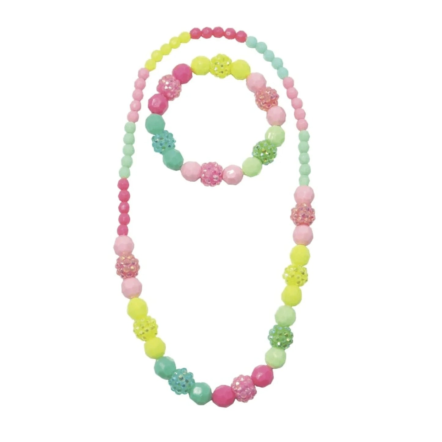 Vividly Vibrant Necklace and Bracelet Set