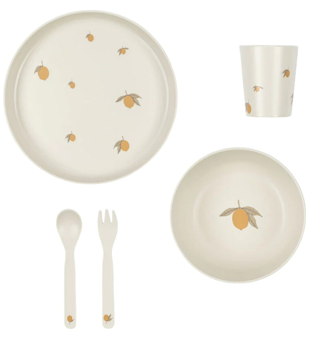 Dinner Set, Matset, Lemon - Konges Sløjd