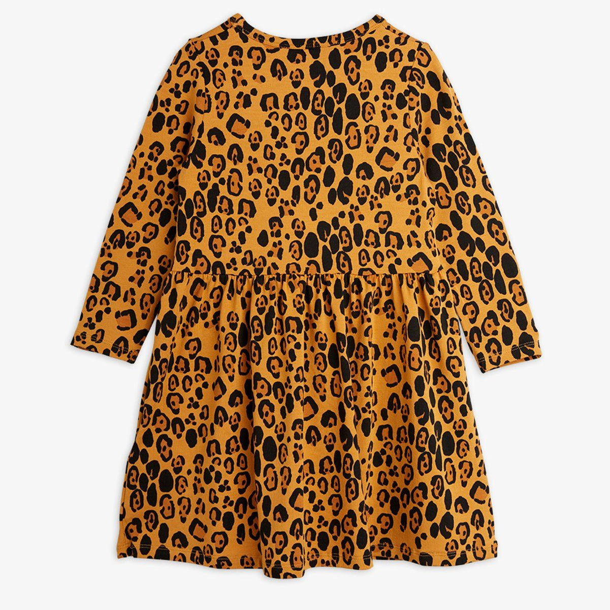 Basic Leopard Långärmad Klänning - Mini Rodini