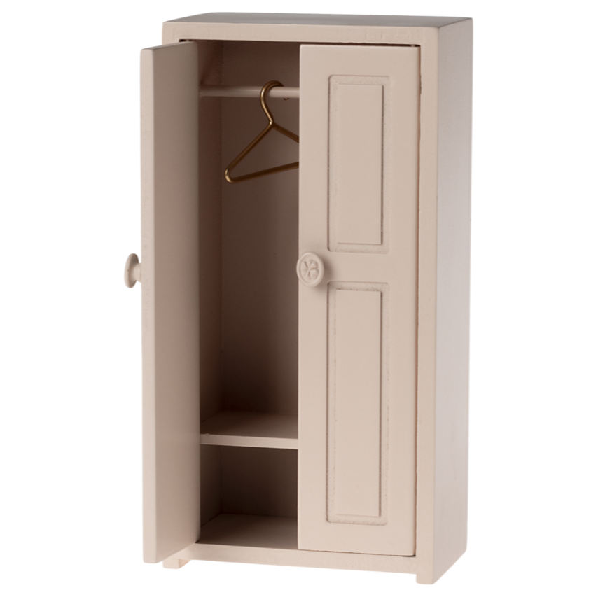 Miniatyr, Ljusrosa Garderob, Mus - Maileg