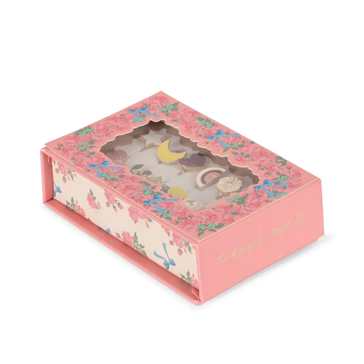 Ring Set, 12-Pack, Multi Color Presentask - Konges Slöjd