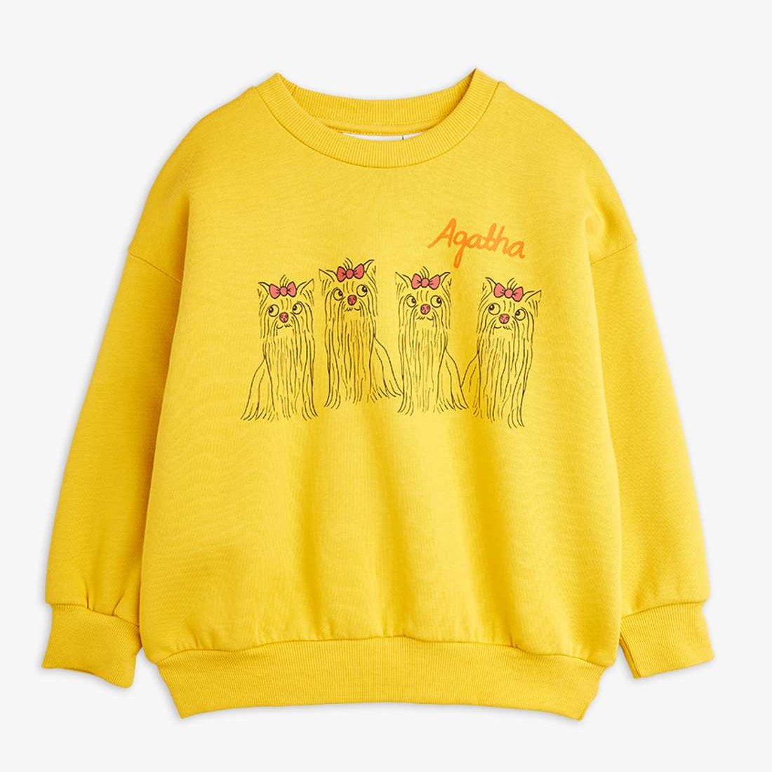 Agatha Dogs SP Sweatshirt, Yellow