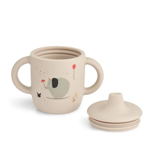 Pipmugg 150 ml, Silikon, Neil, Circus/Sandy - Liewood