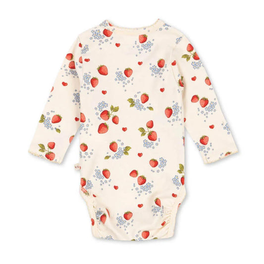 Body, Basic Ls Newborn GOTS, Marmalade - Konges Sløjd