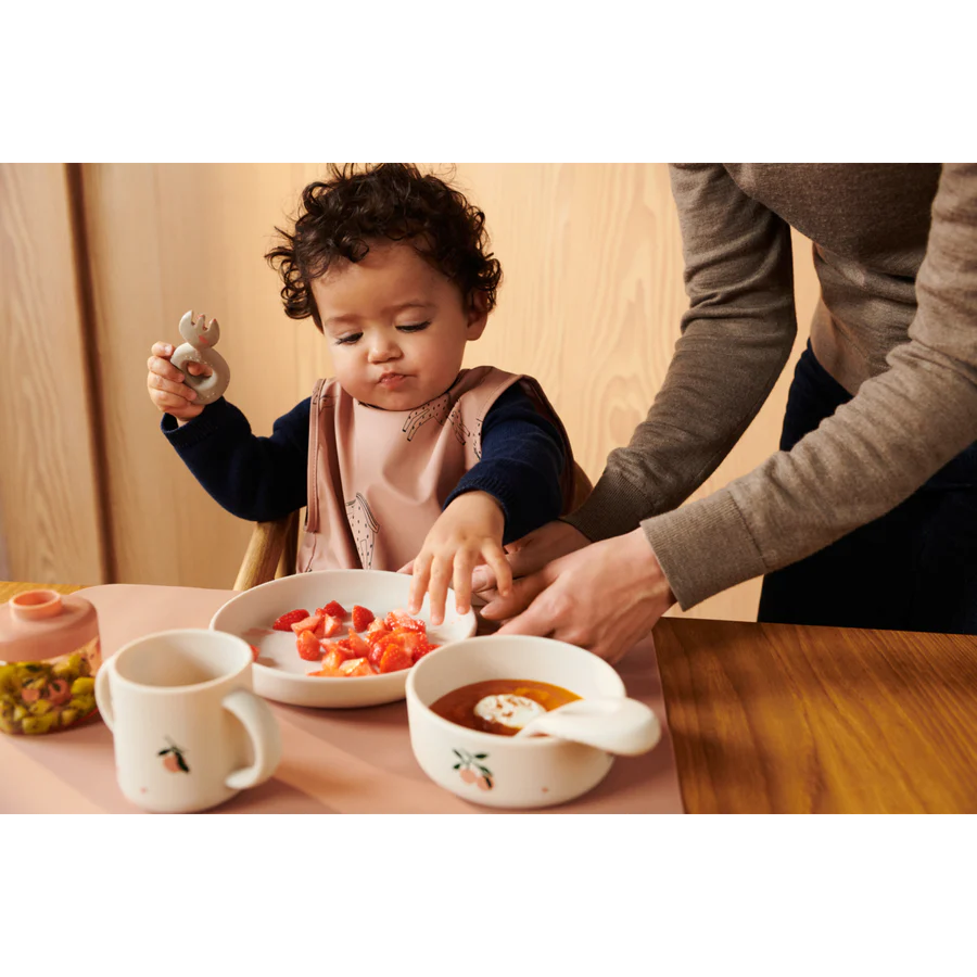 Vivi Printed Tableware Set, Peach / Sea Shell Mix