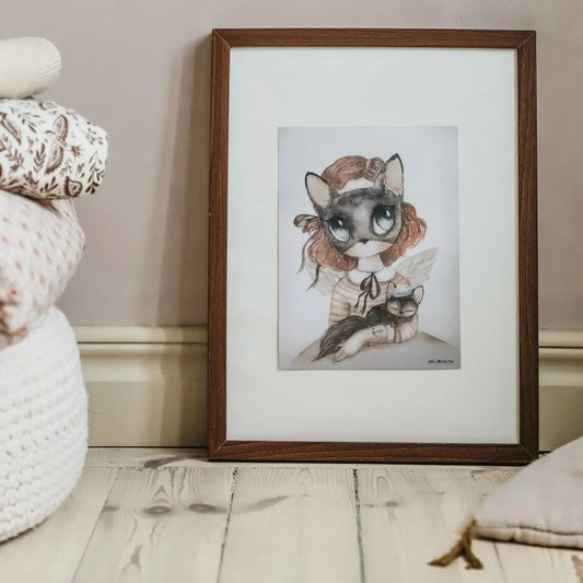 Poster, Miss Charlie 18X24 cm - Mrs Mighetto