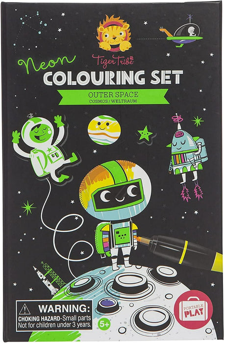 Målarset, Colouring Set, Outer Space - Tiger Tribe