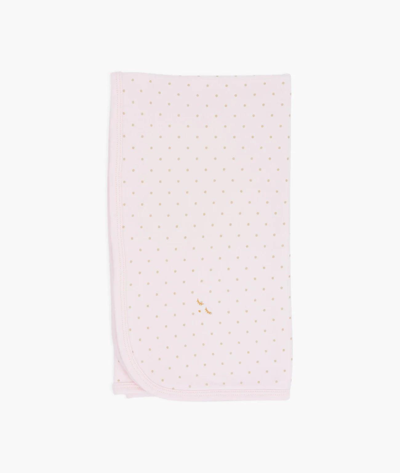 Saturday Blanket Pink/Gold Dots