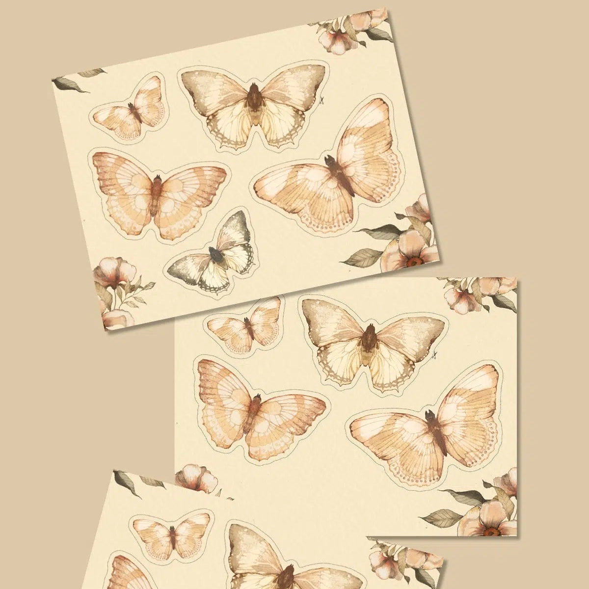 DIY Paper Friends, Fjärilar - Mrs Mighetto