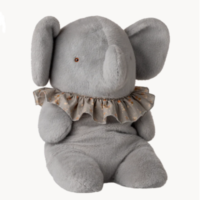Blå/Grå Elefant, Stor, 45cm - Maileg