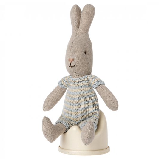 Miniatyr, Potta, Kaniner/Harar Micro, Off White - Maileg