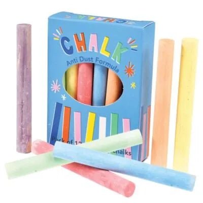 Tavelkritor 12-pack, Olika Färger