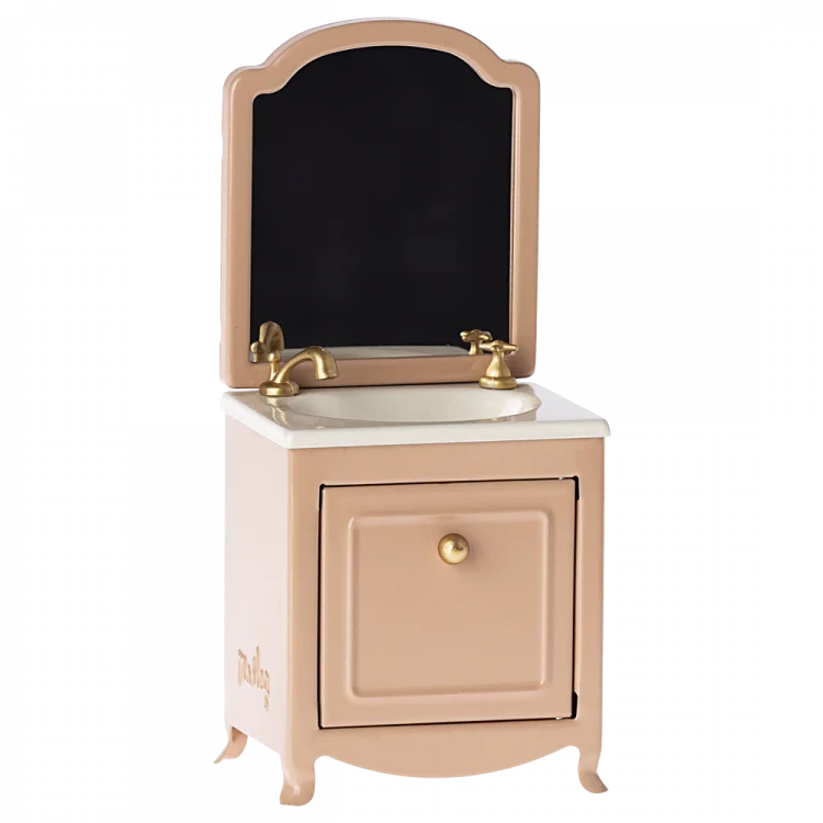 Sink Dresser with Mirror, Mouse, Dark Powder